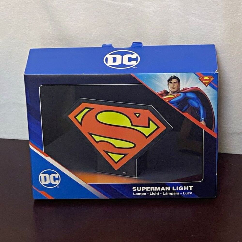 Paladone DC Comics Superman Shield Battery Powered Night Light